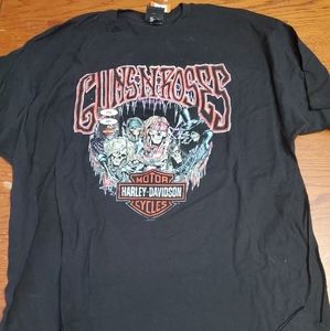 Harley Davidson Guns n Roses tshirt